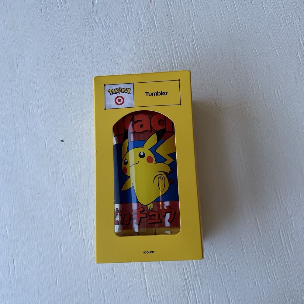Pokémon x Target Pikachu Tumbler 20oz Exclusive Limited NEW In Box